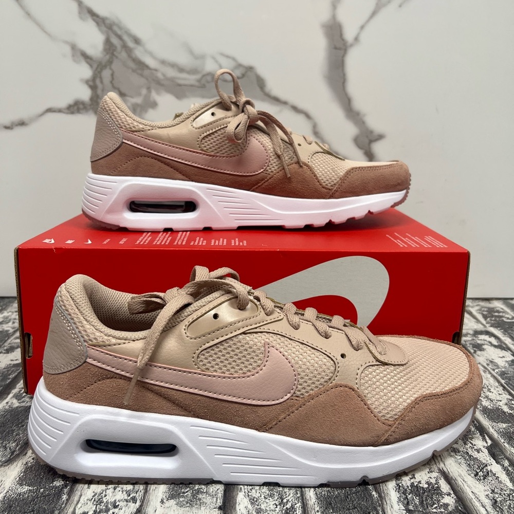 Nike AIR MAX SC Women's Size 12 Fossil Stone Pink CW4554-201 Athletic Shoes